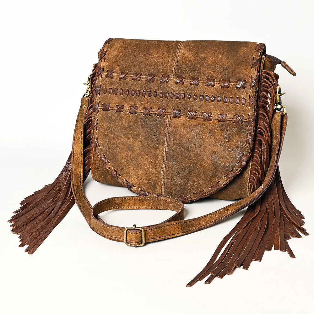 American Darling Messenger Full Grain Genuine Leather Women Bag Western Handbag Purse