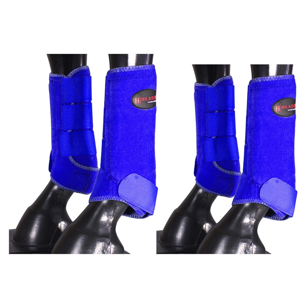 HILASON L M S Horse Front Rear Hind Leg Sport Boots 2 Pack | 4 Jumping