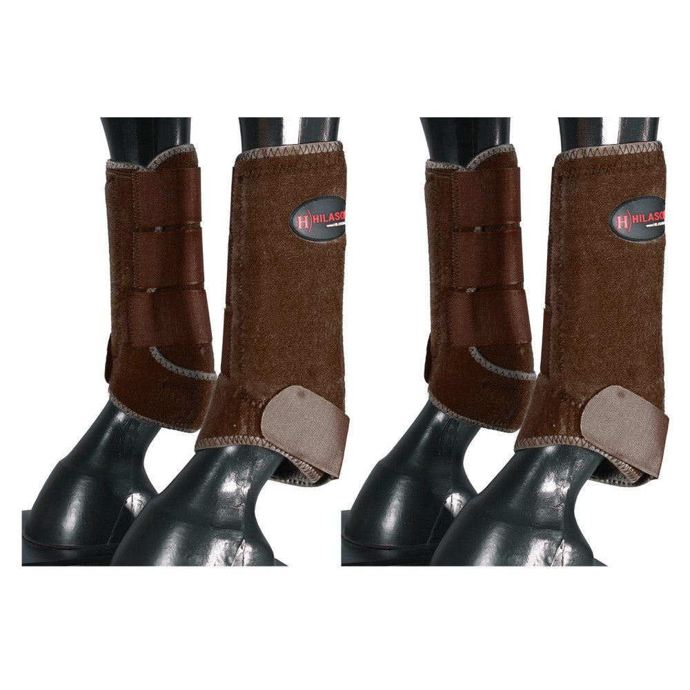 HILASON L M S Horse Front Rear Hind Leg Sport Boots 2 Pack | 4 Jumping