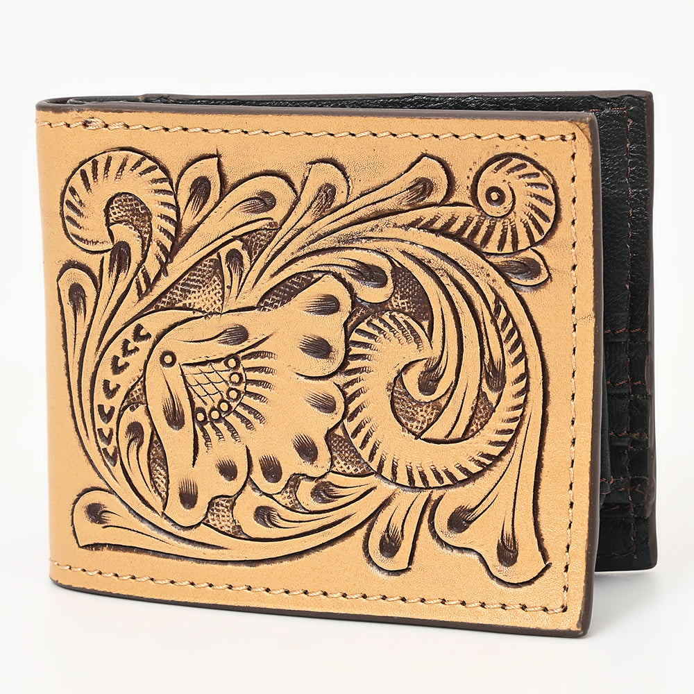 American Darling Wallet Hand Tooled Genuine Leather Western Women Bag | Handbag Purse Wristlet Travel