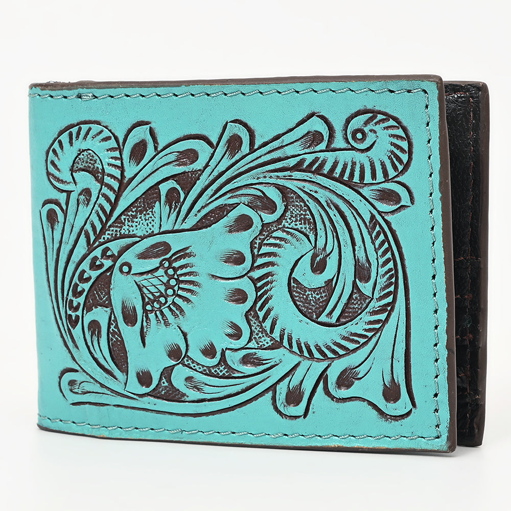 American Darling Wallet Hand Tooled Genuine Leather Western Women Bag | Handbag Purse Wristlet Travel