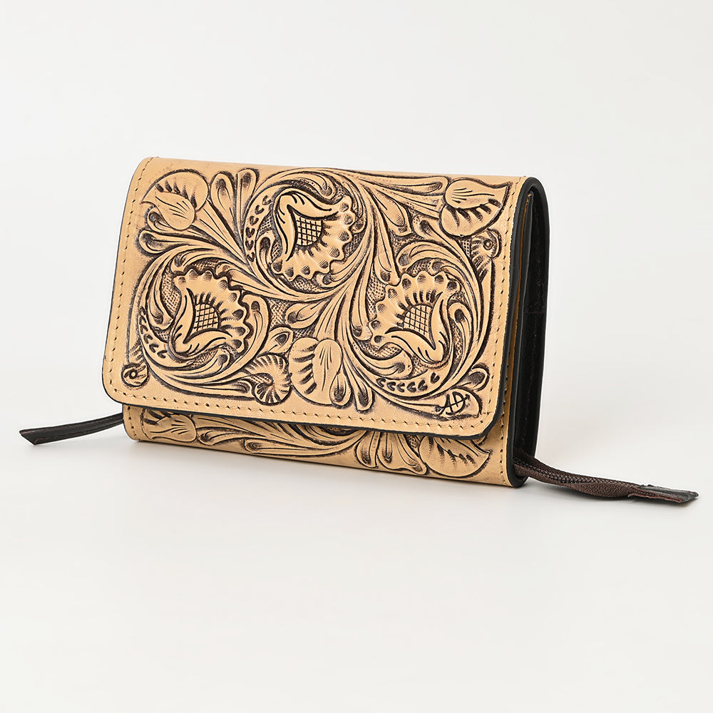 American Darling Clutch Hand Tooled Genuine Leather Western Women Bag Handbag Purse