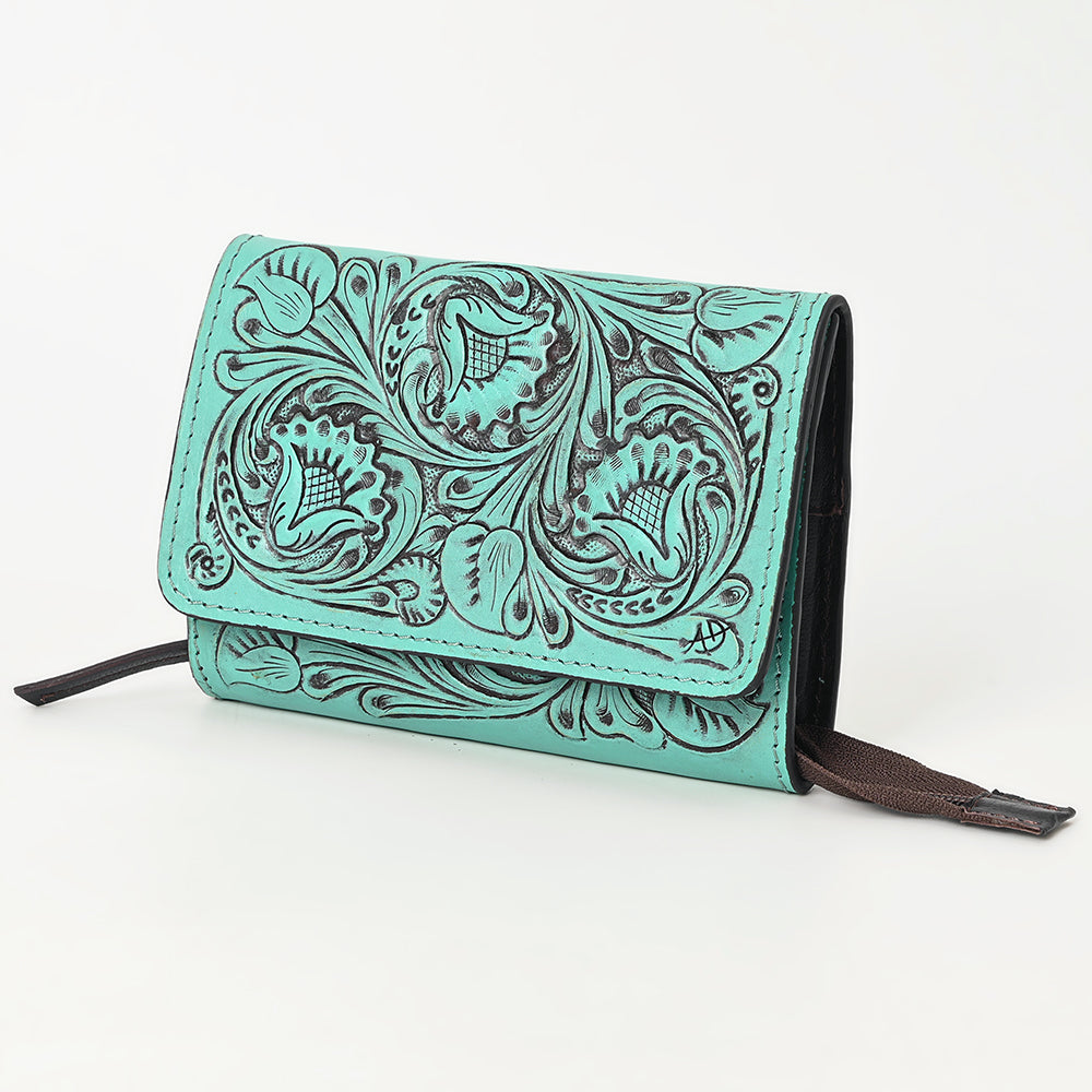 American Darling Clutch Hand Tooled Genuine Leather Women Bag Western Handbag Purse