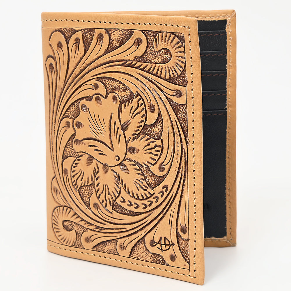 American Darling Wallet Hand Tooled Genuine Leather Western Women Bag | Wristlet Travel