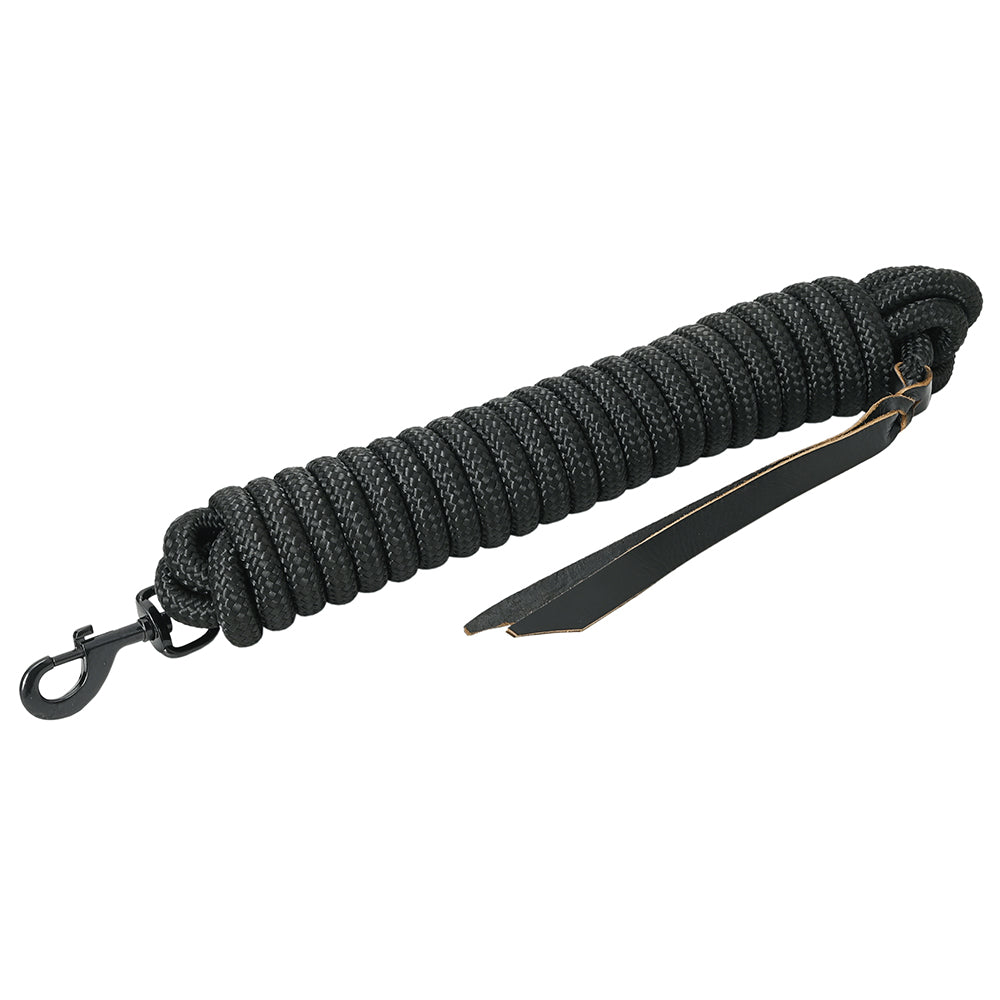 HILASON Western Horse Adjustable Nylon Rope with Latigo Ends 25ft. | Lead Ropes for Horses Halter