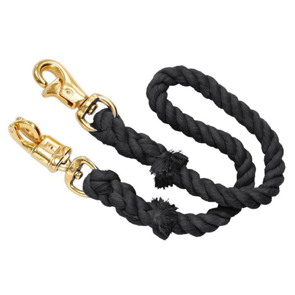 Tough 1 Western Horse Trailer Tie Cotton Black