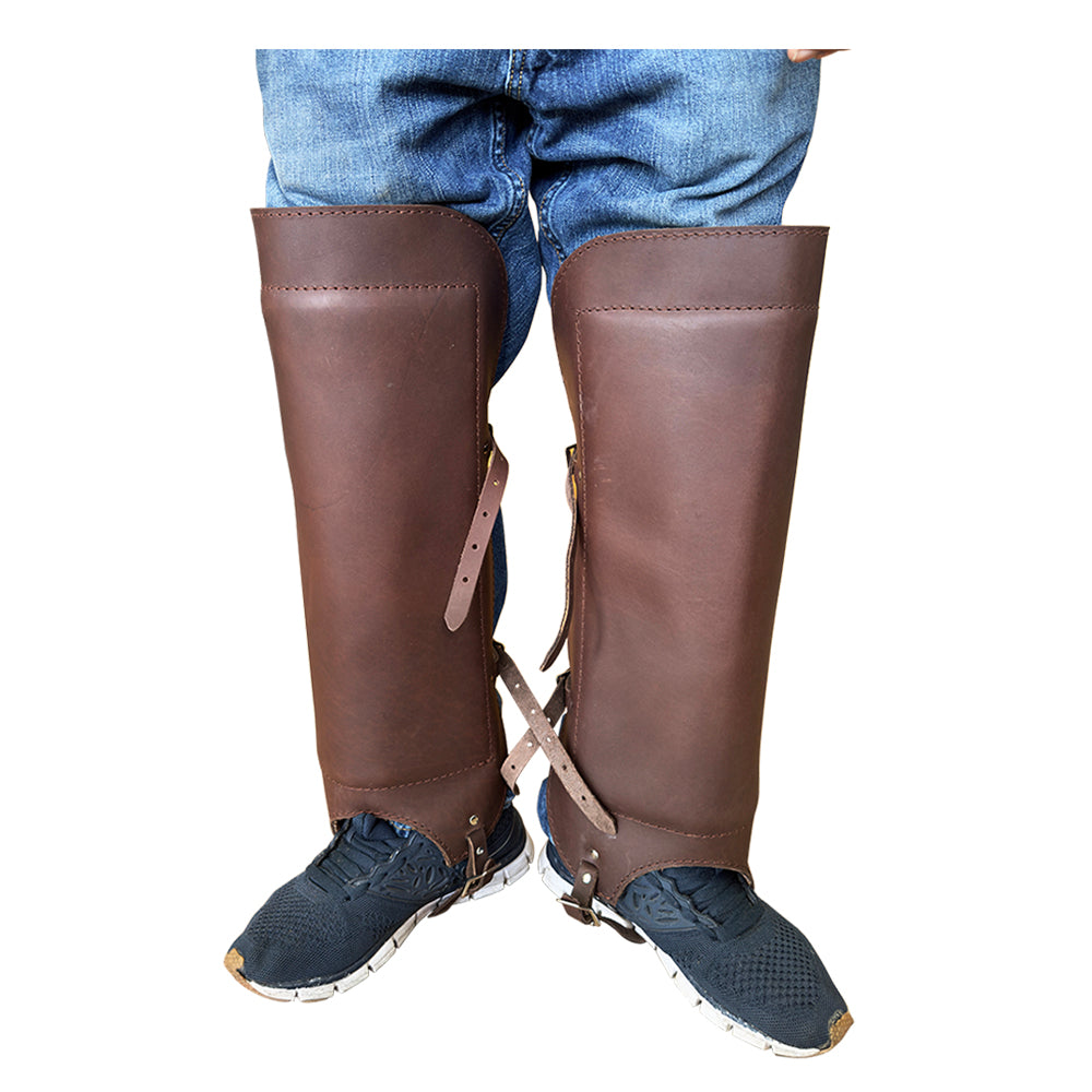 Hilason Western Super Protective Flexible Mens Shinn Guard