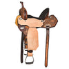 HILASON Western Horse Saddle American Leather Trail Barrel Brown