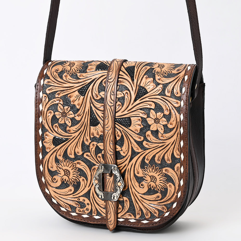 American Darling Crossbody Hand Tooled Genuine Leather Women Western Handbag