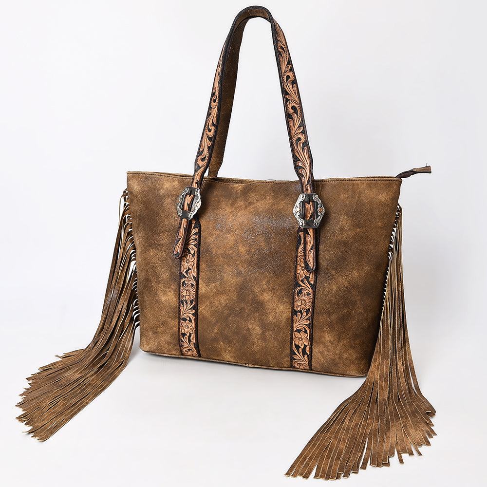 American Darling Tote Hand Tooled Genuine Leather Women Bag Western Handbag Purse