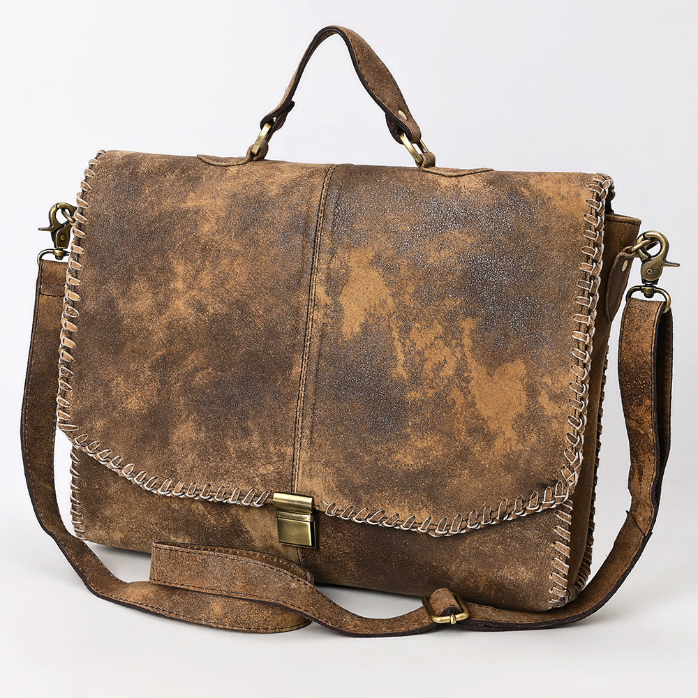 American Darling Briefcase Genuine Leather Women Bag Western Handbag Purse