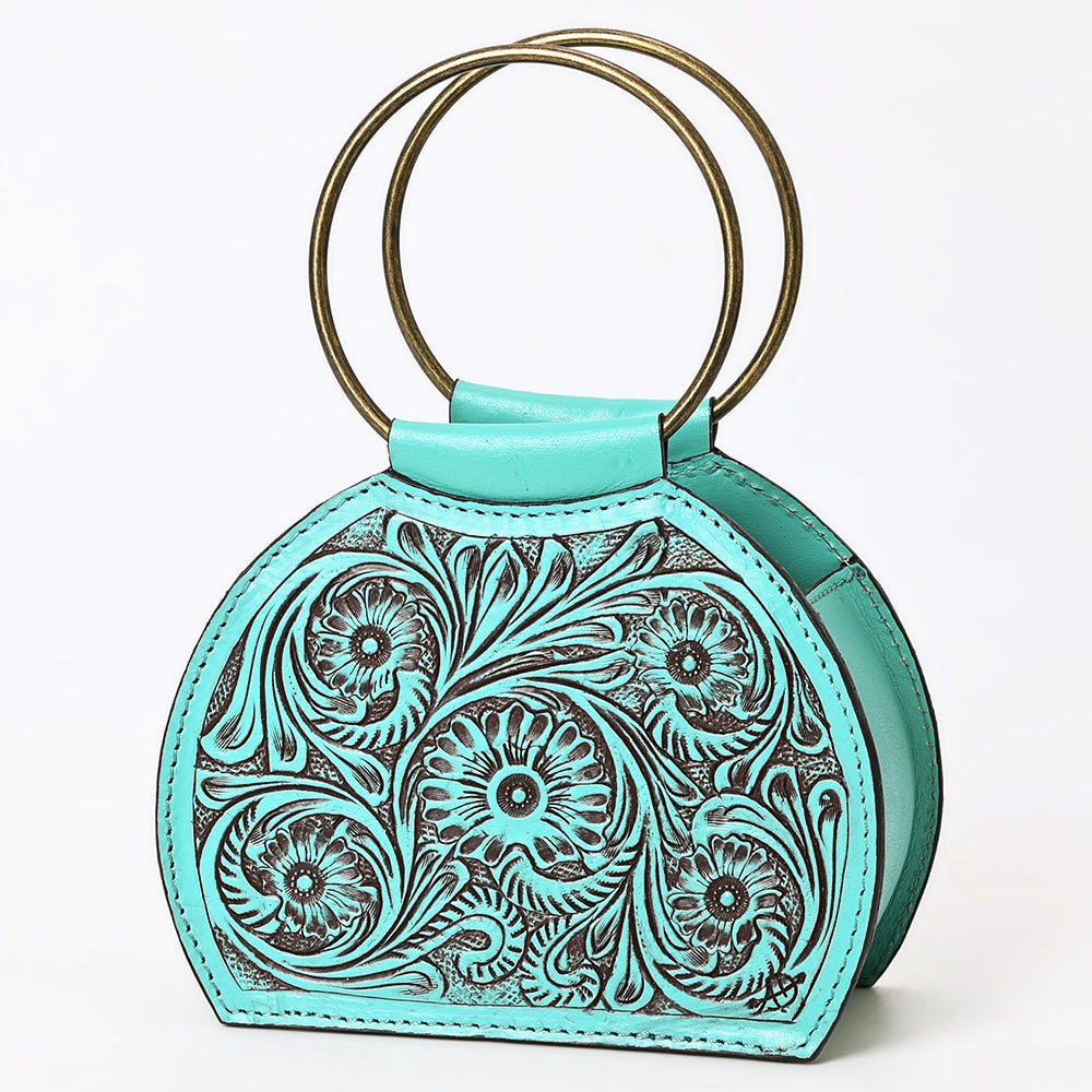 American Darling Clutch Beautifully Hand Tooled Genuine Leather Women Bag Western Handbag Purse