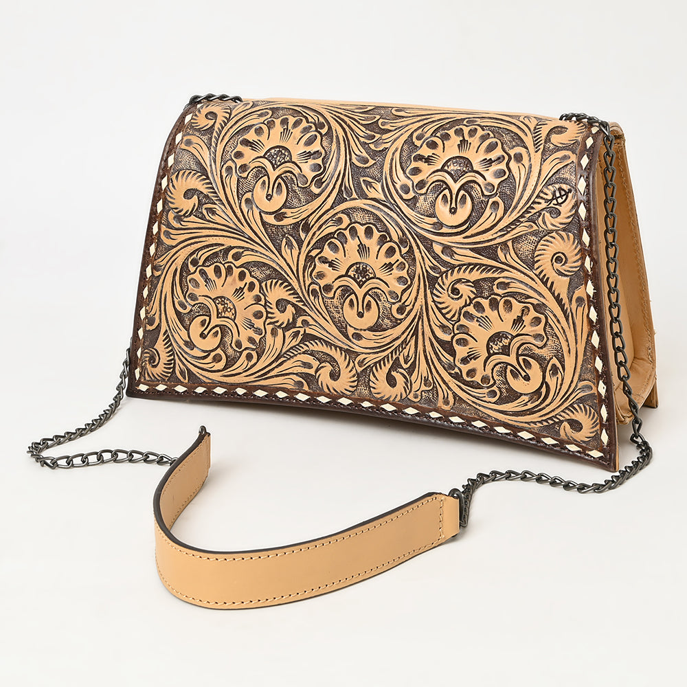 American Darling Small Crossbody Beautifully Hand Tooled Genuine Leather Women Bag Western Handbag Purse