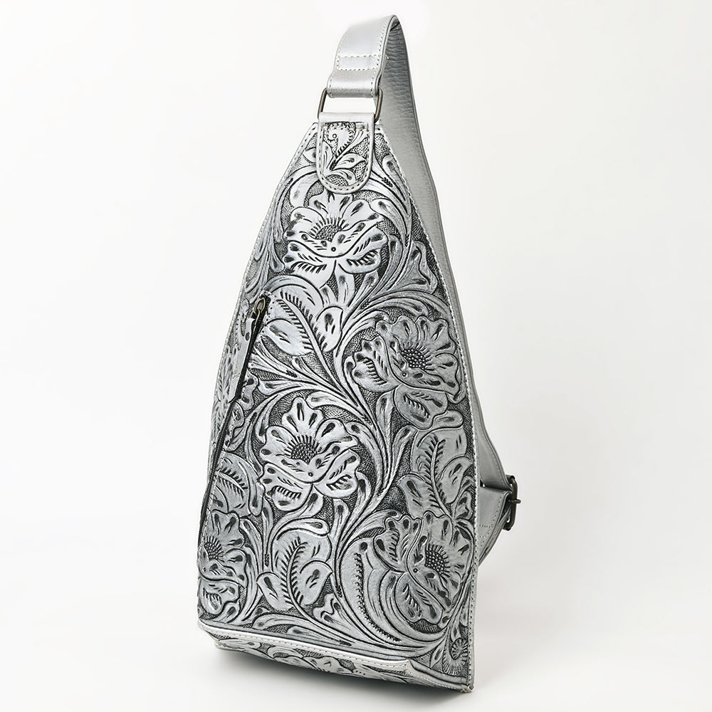 American Darling Sling Hand Tooled Genuine Leather Western Women Bag Handbag Purse |Sling | Fanny Pack for