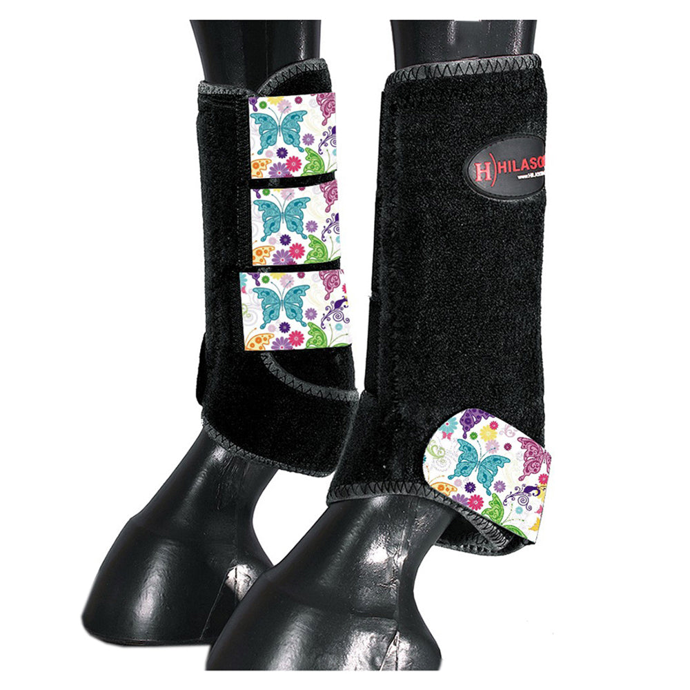 HILASON L M S Horse Front Leg Sport Boots | Jumping Printed