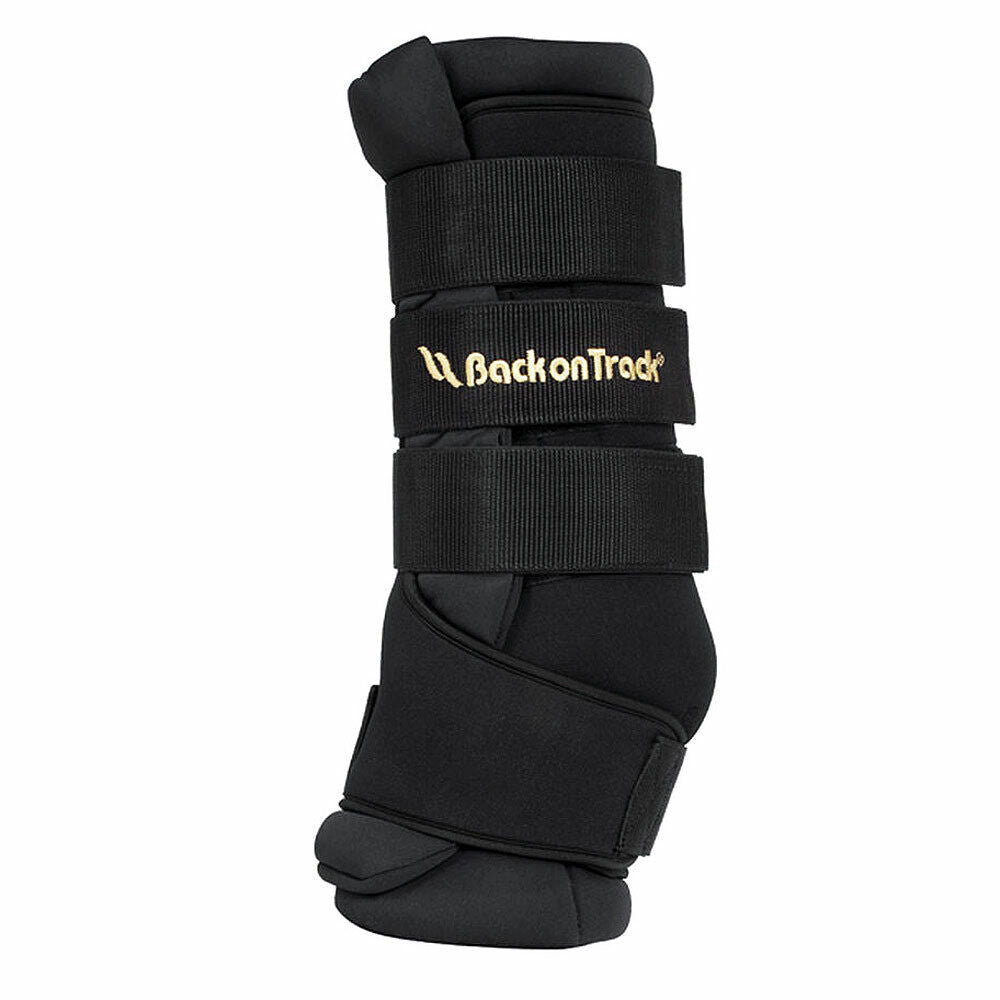 14" Back On Track Horse Leg Injury Swelling Pain Relief Royal Quick Wraps Pair