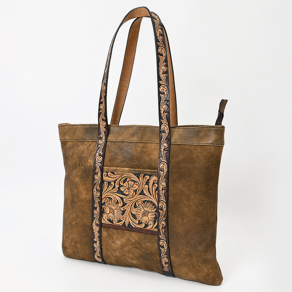 American Darling Tote Hand Tooled Genuine Leather Women Bag Western Handbag Purse