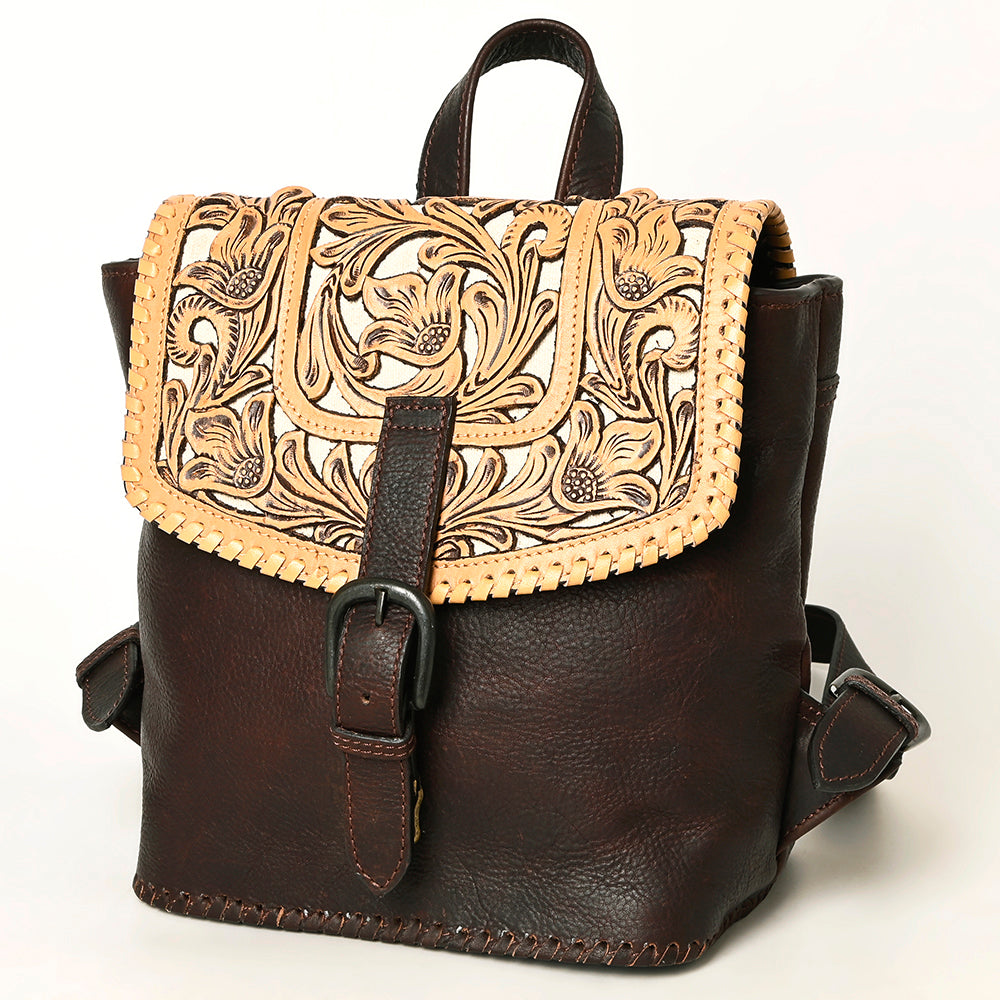 American Darling Backpack Hand Tooled Genuine Leather Western Women Bag Handbag Purse for Laptop School