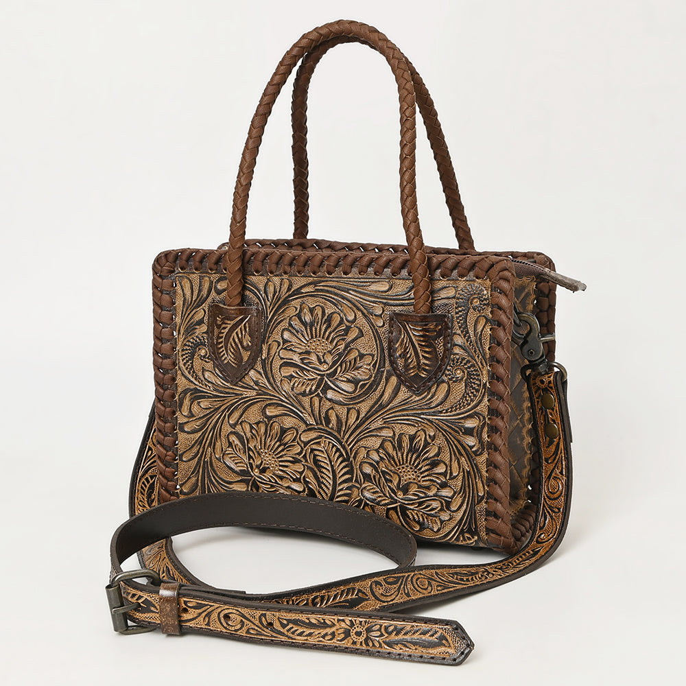 American Darling Adbg1459 Tote Hand Tooled Genuine Leather Women Bag Western Handbag Purse| Women's Handbags