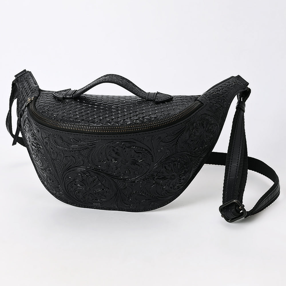 American Darling Fanny Pack Hand Tooled Genuine Western Leather Women Bag Handbag Purse