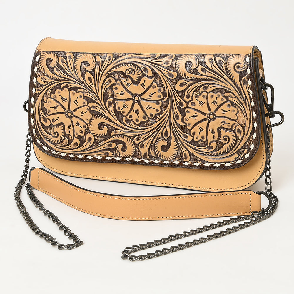 American Darling Small Crossbody Beautifully Hand Tooled Genuine Leather Women Bag Western Handbag Purse