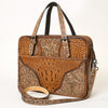 American Darling Small Cross Body Crocodile Embossed Full Grain Leather Western Women Bag Handbag Purse Crossbody Cute
