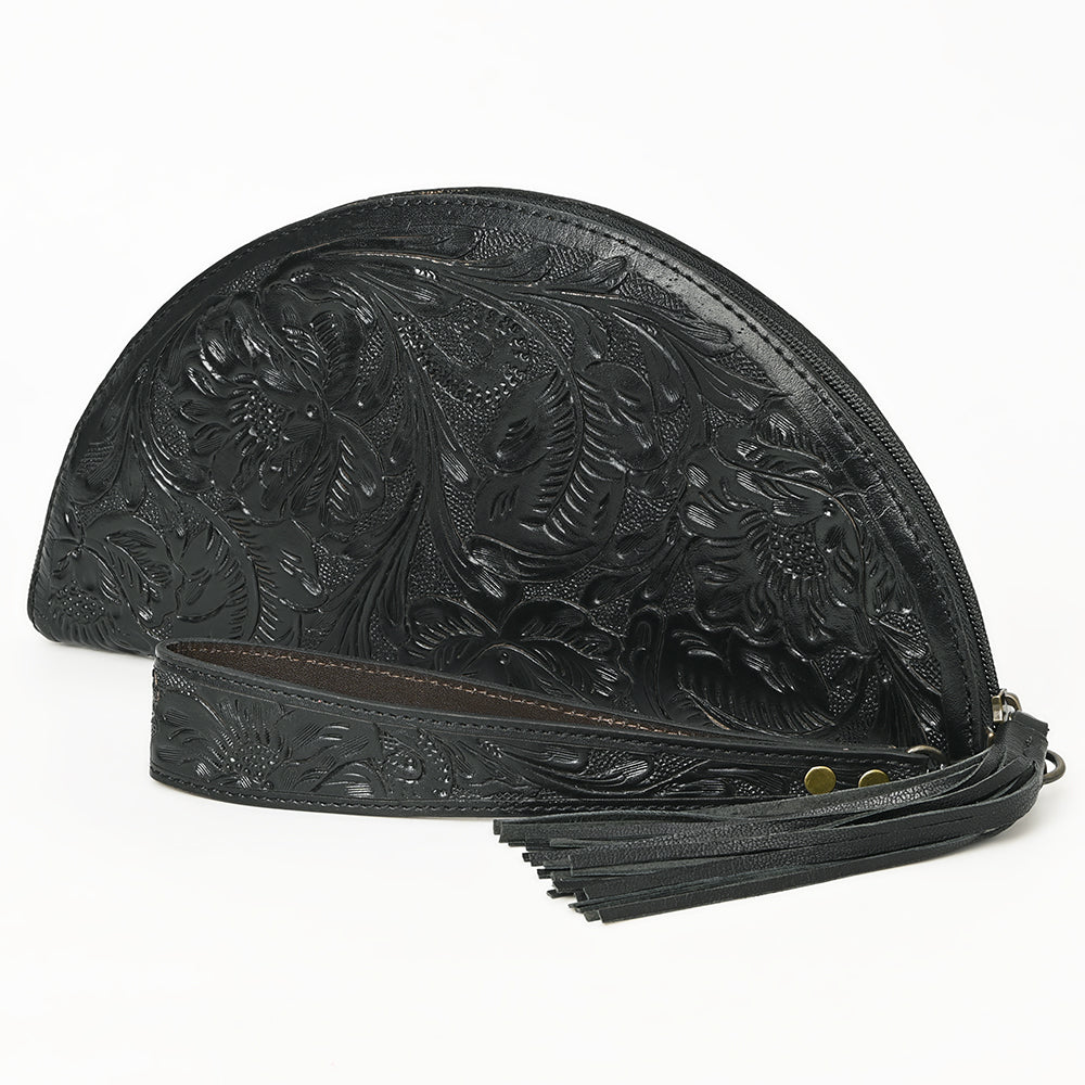 American Darling Clutch Bag Hand Tooled Genuine Leather Western Women Purse | Wristlet Travel for