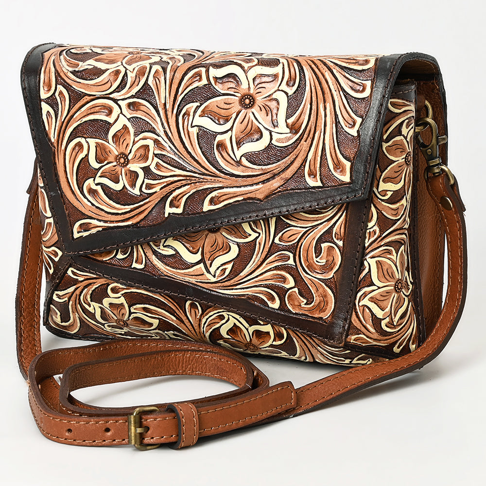American Darling Cross Body I Hand Tooled Genuine Leather Women Bag Western Handbag Purse