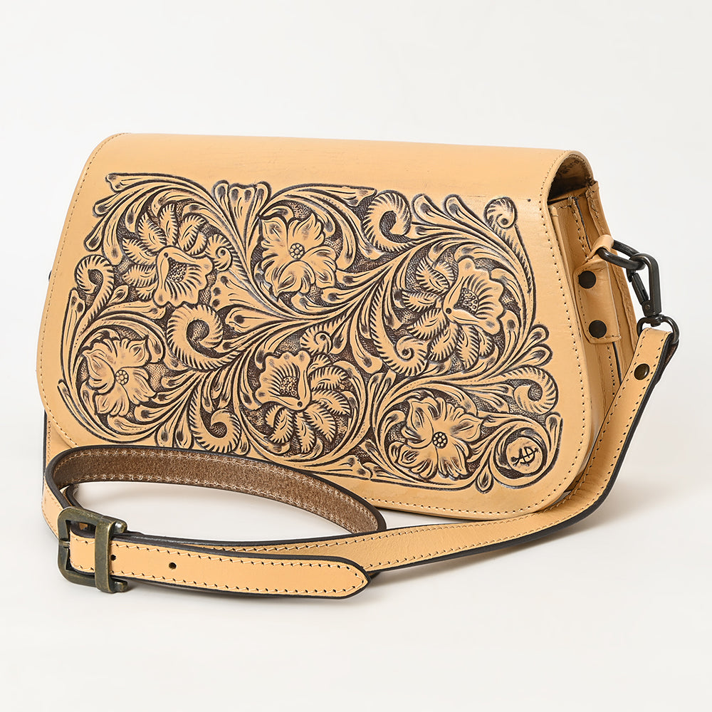 American Darling Cross Body Hand Tooled Genuine Leather Western Women Bag Handbag Purse