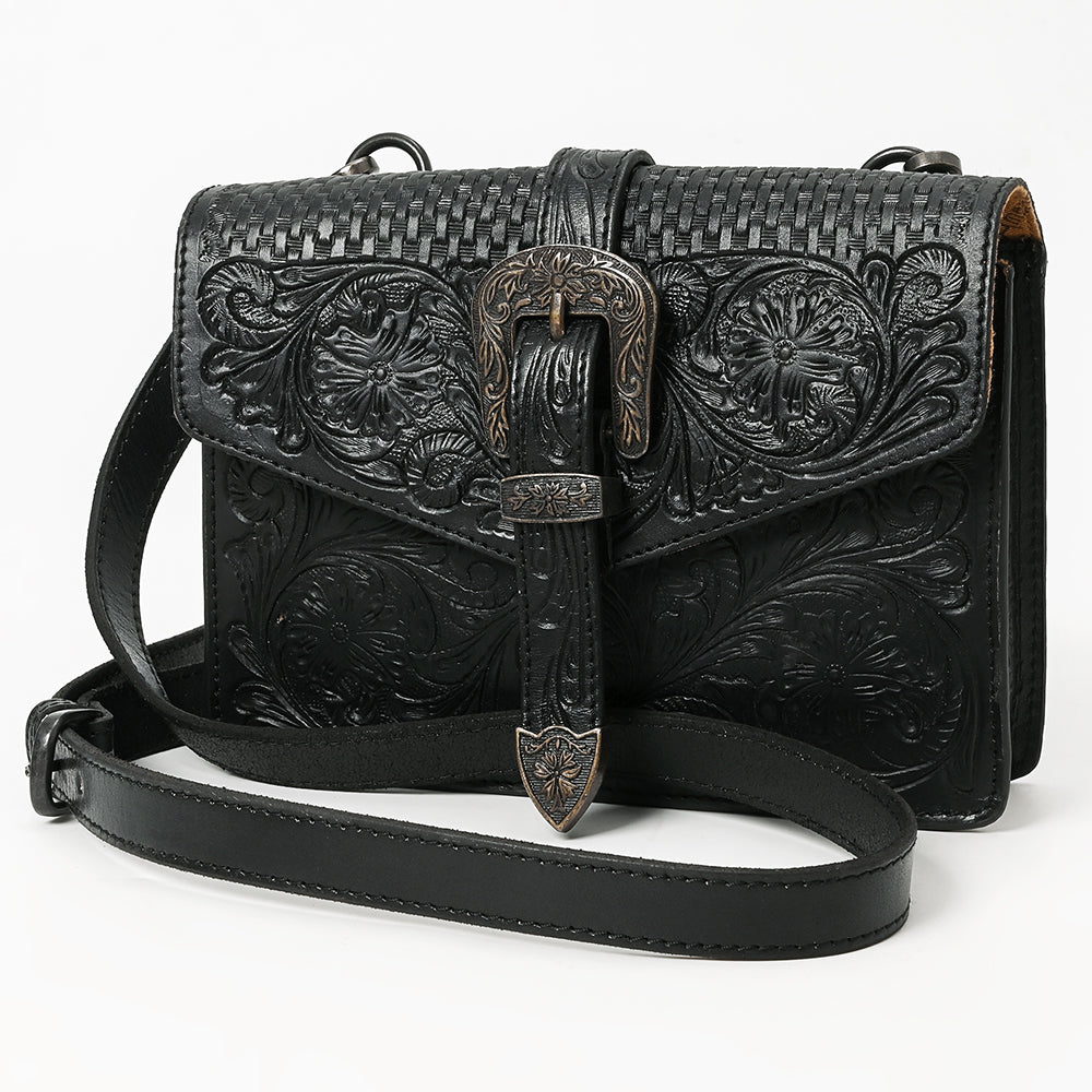 American Darling Briefcase Hand Tooled Genuine Leather Women's Bag Western Handbag Purse | Women
