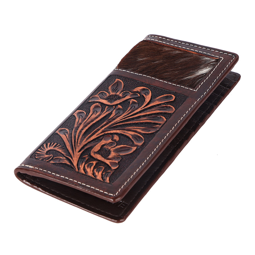 BAR H EQUINE Genuine Leather Rodeo - Bifold & Trifold Wallet For Men Women