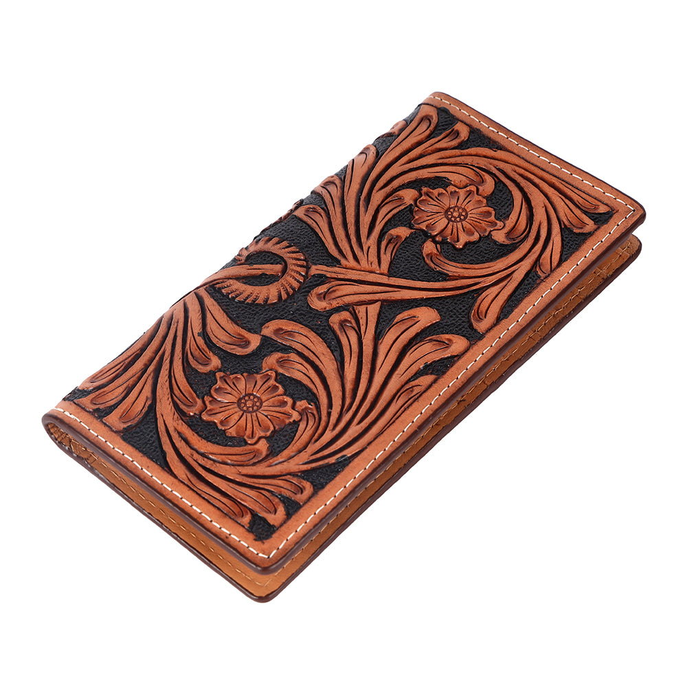 BAR H EQUINE Genuine Leather Rodeo - Bifold & Trifold Wallet For Men Women