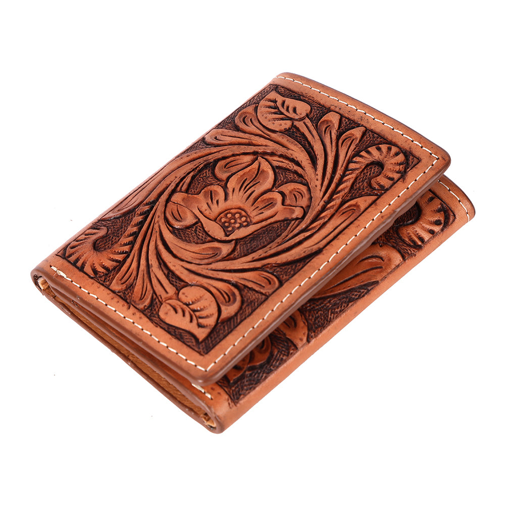 BAR H EQUINE Genuine Leather Rodeo - Bifold & Trifold Wallet For Men Women