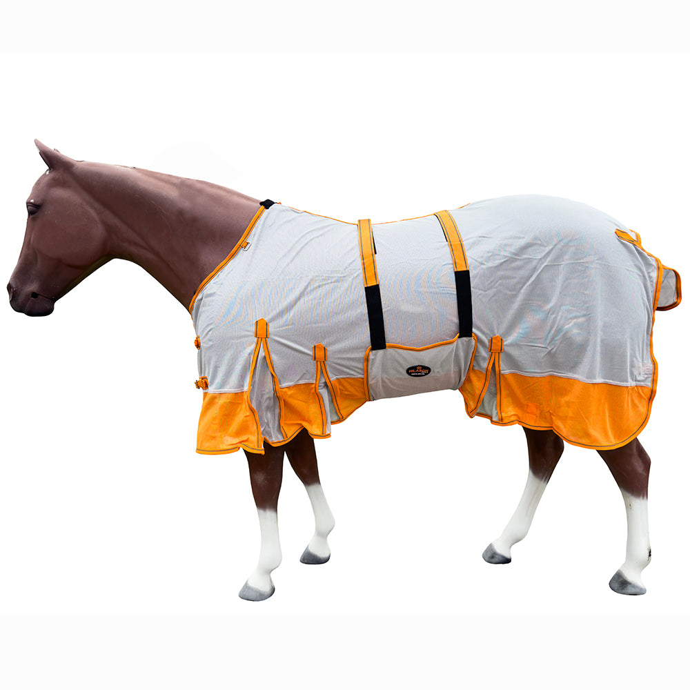 HILASON Horse Fly Sheet - Summer Spring UV Protection Mesh Bug Mosquito FlySheet for Horses | Fly-Sheet