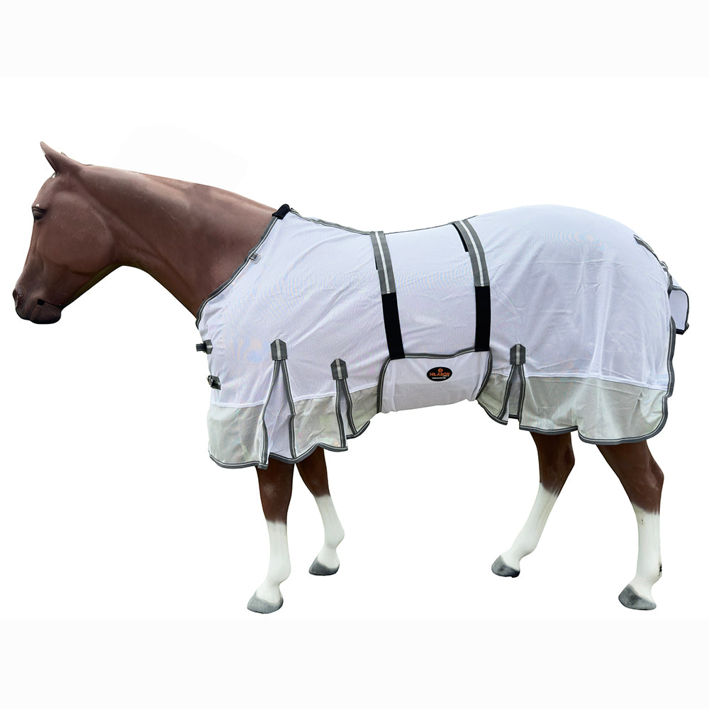 HILASON Horse Fly Sheet - Summer Spring UV Protection Mesh Bug Mosquito FlySheet for Horses | Fly-Sheet
