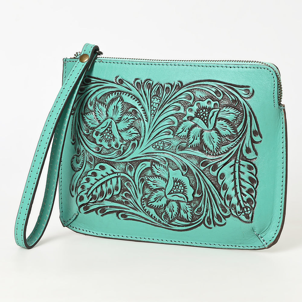 American Darling Coin Purse Hand Tooled Genuine Leather Western Women Bag | Handbag Wallet Purses for