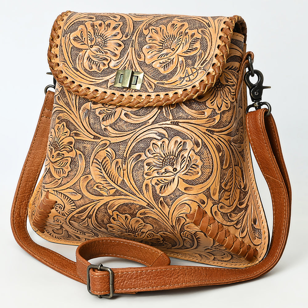 American Darling Cross Body Hand Tooled Genuine Leather Western Women Bag | Handbag Purse Crossbody for Cute