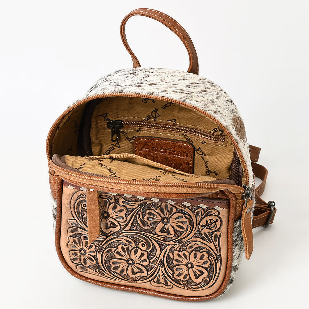 American Darling Backpack Hand Tooled Hair On Genuine  display picture 2