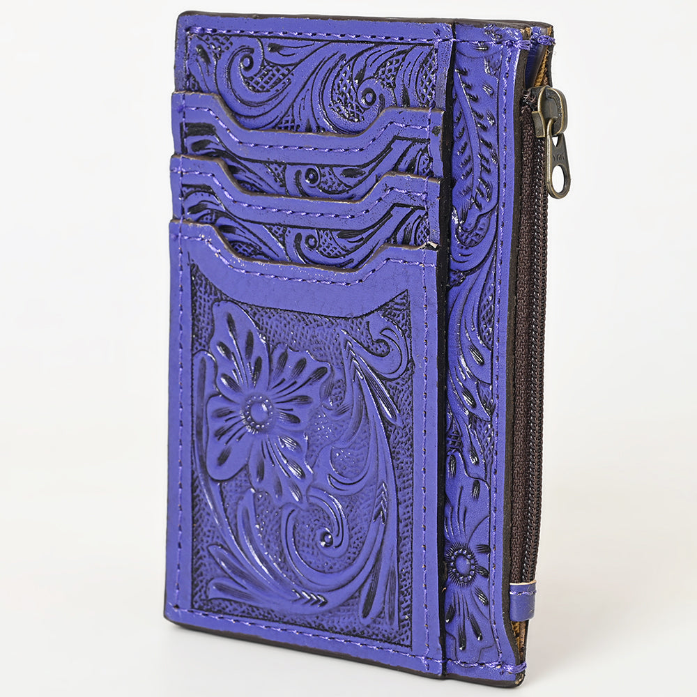 American Darling Card Holder Hand Tooled Genuine Leather | Business Credit