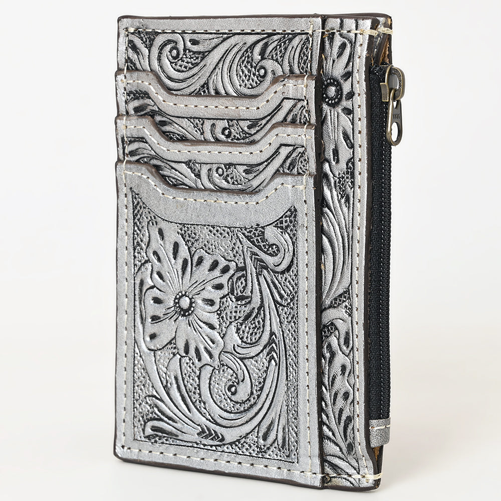 American Darling Card Holder Hand Tooled Genuine Leather | Business Credit