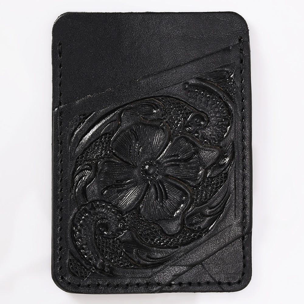 American Darling Card Holder Hand Tooled Genuine Leather | Business Credit