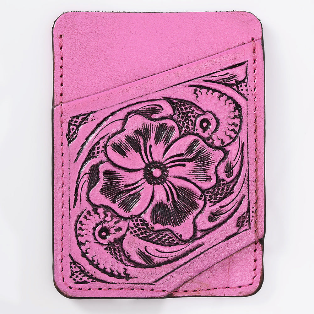 American Darling Card Holder Hand Tooled Genuine Leather | Business Credit