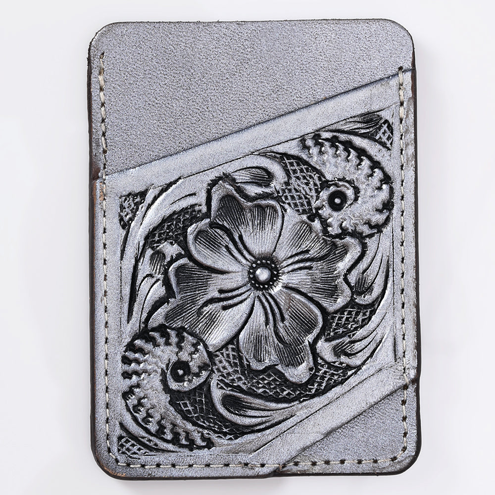 American Darling Card Holder Hand Tooled Genuine Leather | Business Credit