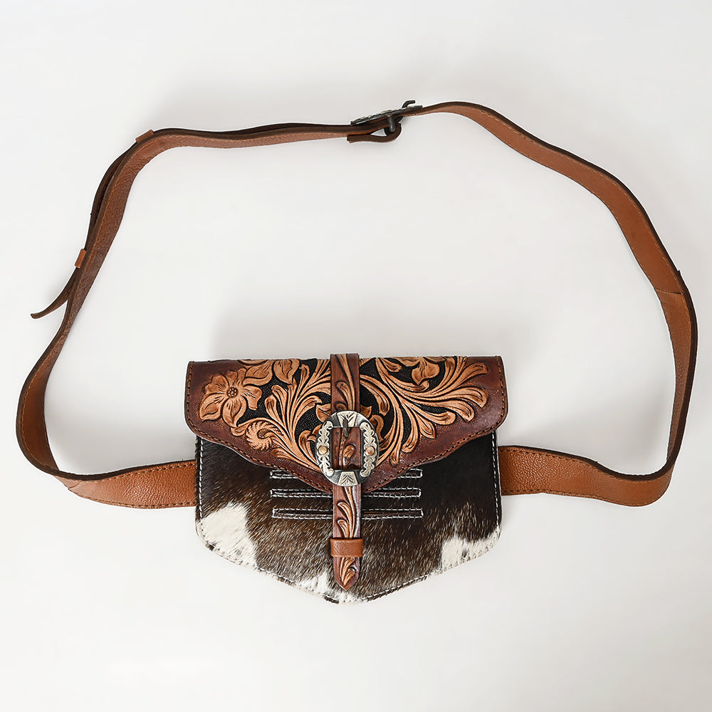 American Darling Cross Body I Hand Tooled Hair-On Genuine Leather Women Bag Western Handbag Purse