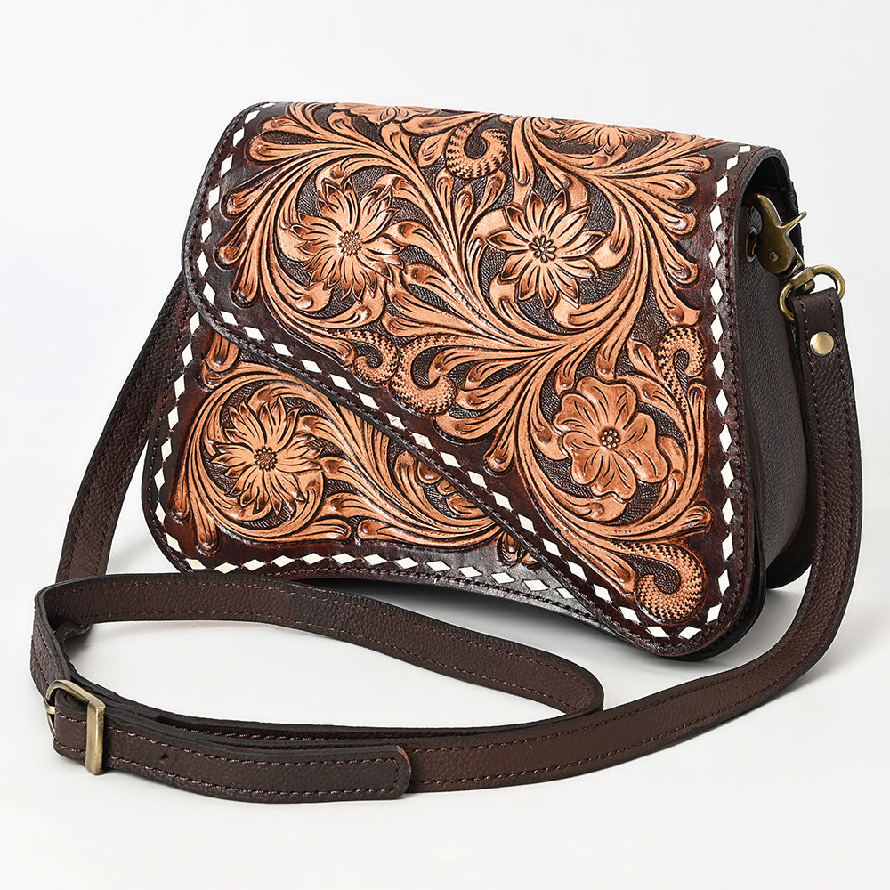 American Darling Cross Body I Hand Tooled Genuine Leather Women Bag Western Handbag Purse
