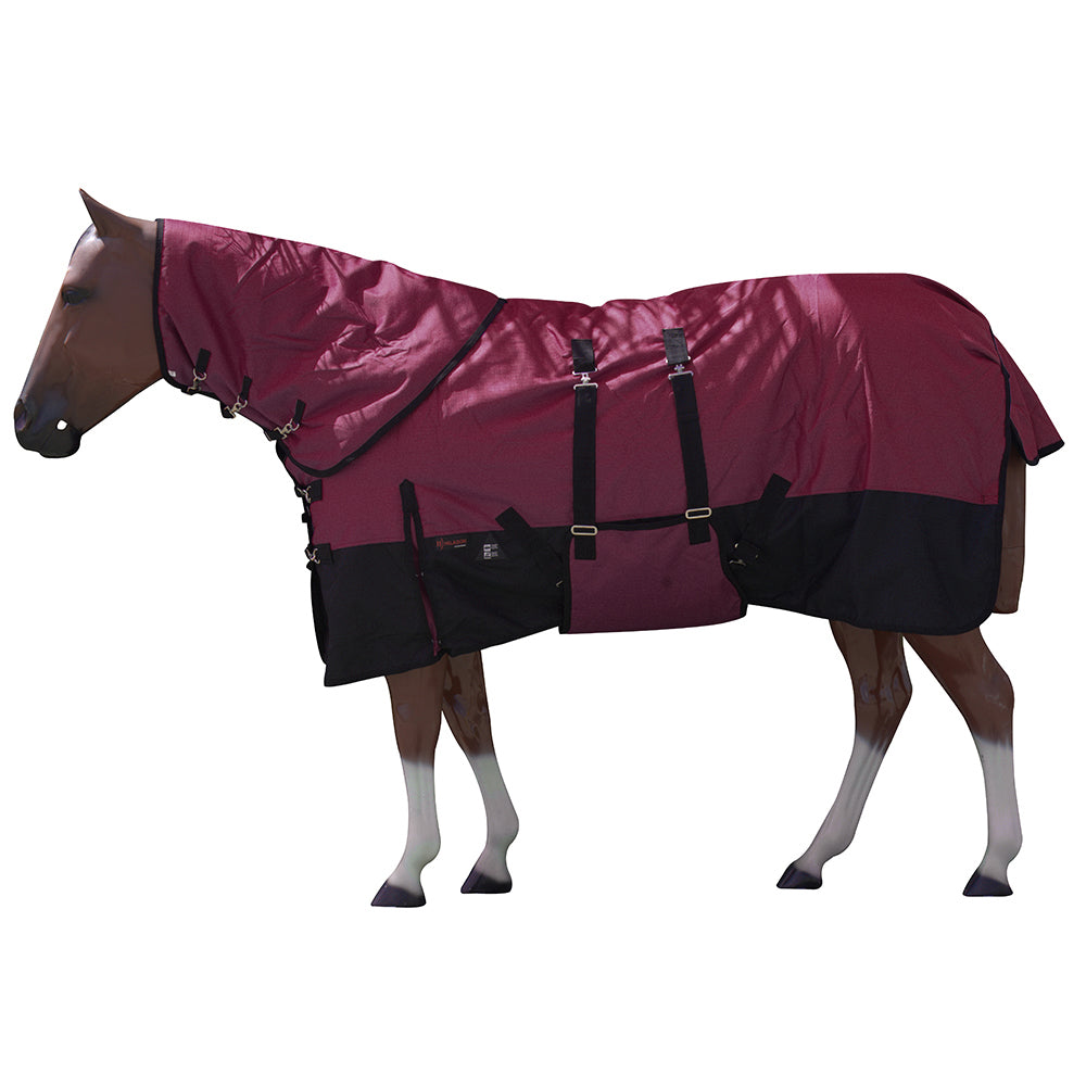 HILASON 1200D Waterproof Winter Horse Blanket Neck Cover Belly Wrap-78 Inches | Horse Blanket | Horse Blankets for Winter Waterproof | Horse Turnout Blanket | Horse Turnout