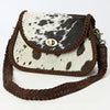 American Darling Small Crossbody Hair On Genuine Leather Western Women Bag Handbag Purse | for Cute