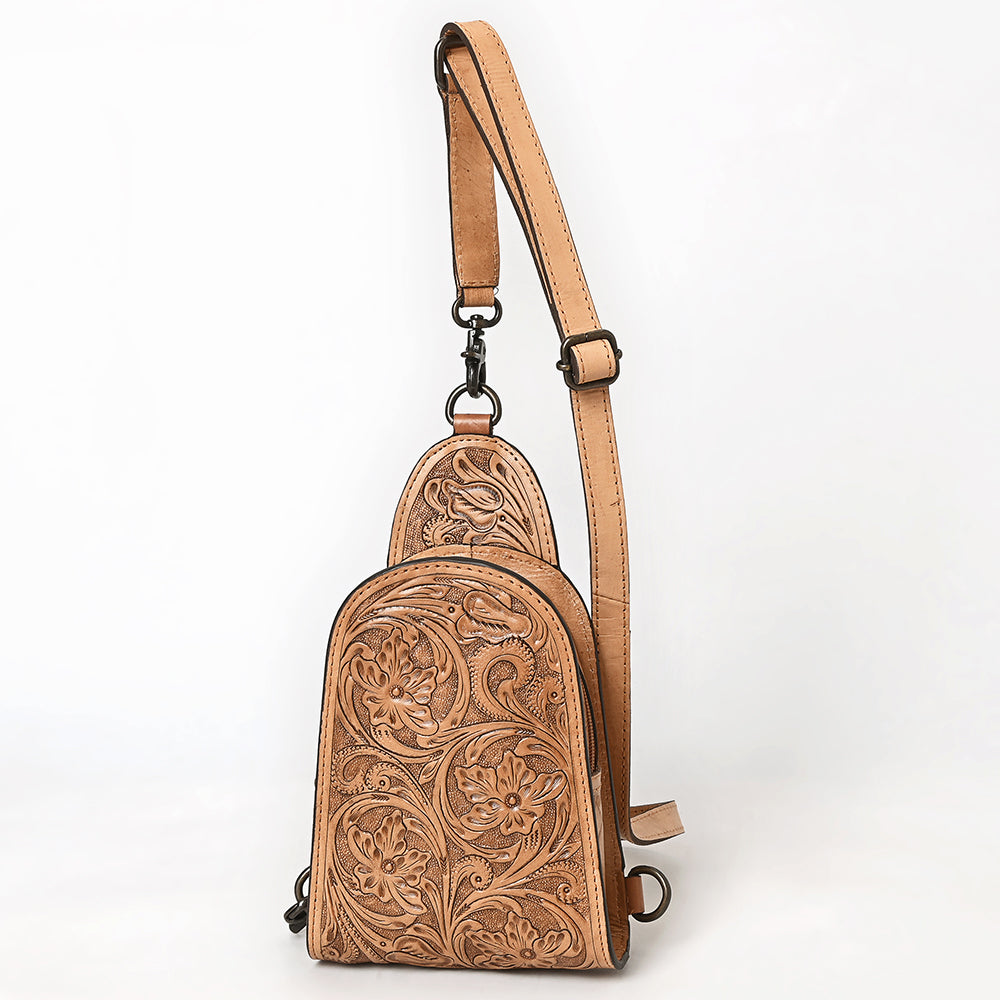 American Darling Sling Hand Tooled Leather Women Bag Western Handbag Purse| Handbags |Leather | Summer