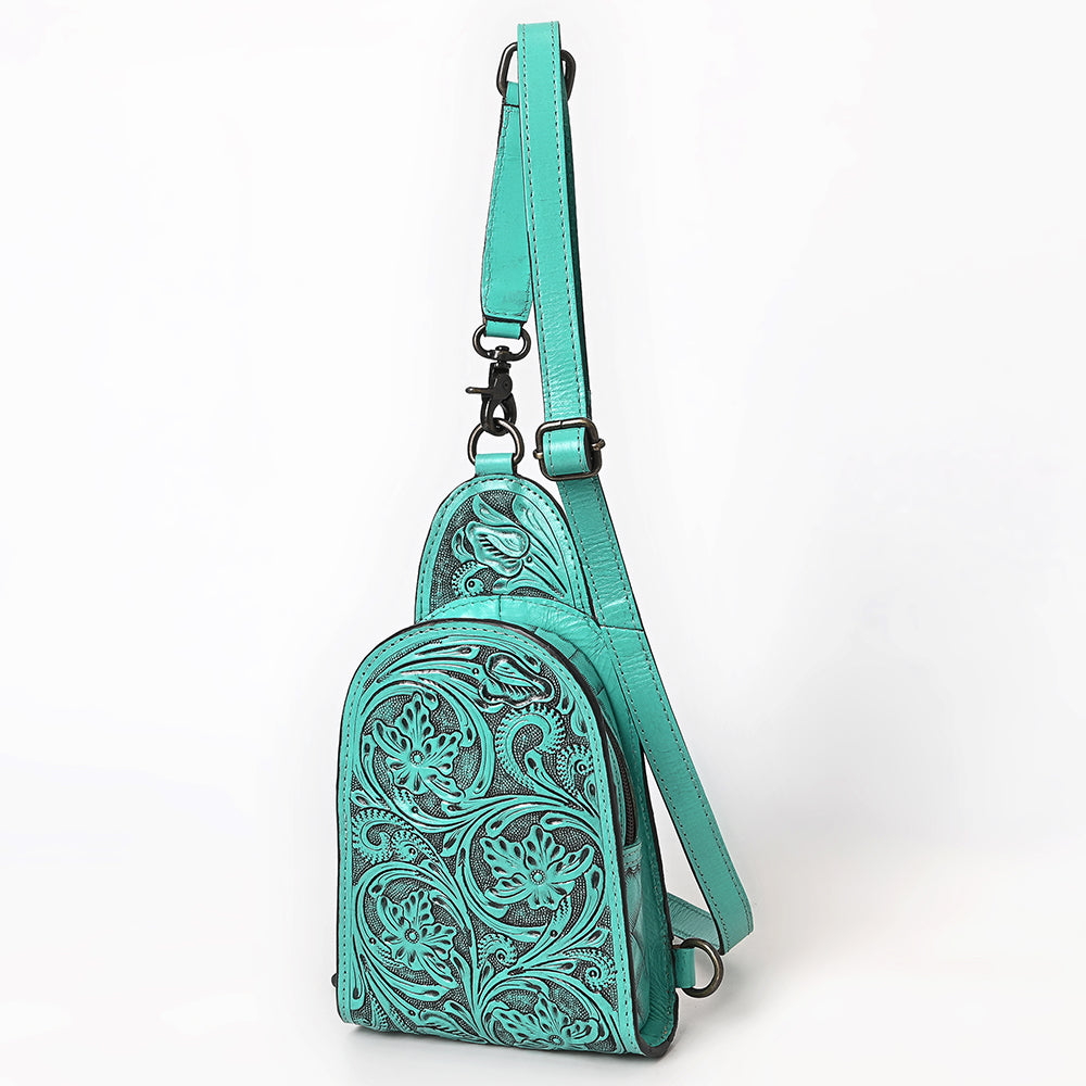 American Darling Sling Hand Tooled Leather Women Bag Western Handbag Purse| Handbags |Leather | Summer