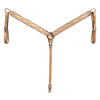 BAR H EQUINE Western Handtooled Leather Horse Headstall & Breast Collar Set | Tack